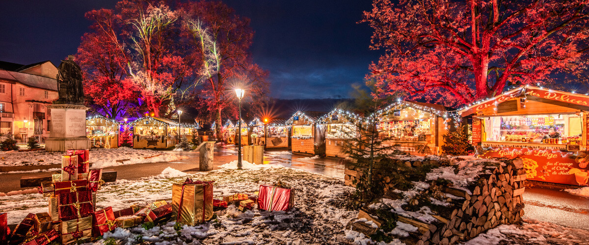 Marché de Noël Fééri que à Thonon-les-Bai ns