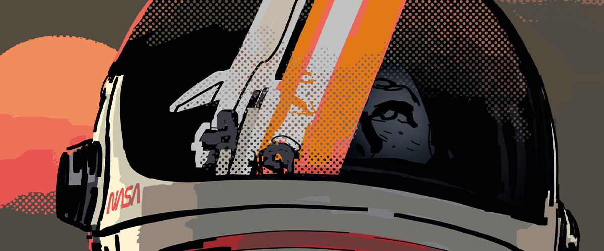 Le visage du créateur : une fabuleuse bande dessinée l'histoire d'un tournant majeur de la conquête spatiale