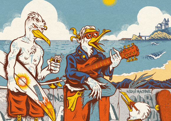 Tortuga (666), entre les pins landais et le lac d’Hossegor, l'esprit Punk sous les Pins