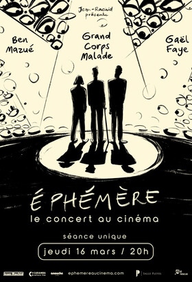 Le ciné-concert “éphémère” de Ben Mazué, Grand Corps Malade et Gaël Faye