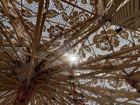 Le temple Burning Man, un ovni architectural