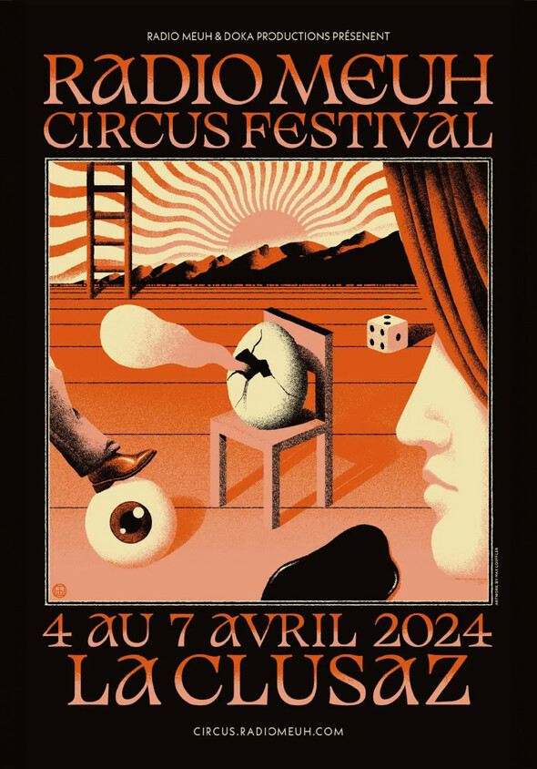 Découvrez Max Löffler, l'artiste derrière l'Affiche du Radio Meuh Circus !