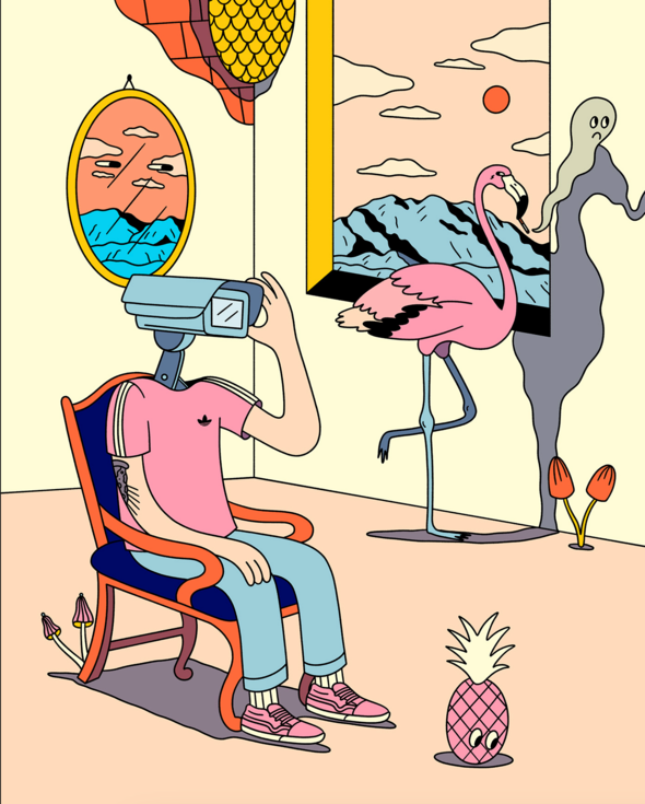 Découvrez le portfolio de Carlo Quaranta, illustrateur italien haut en couleur