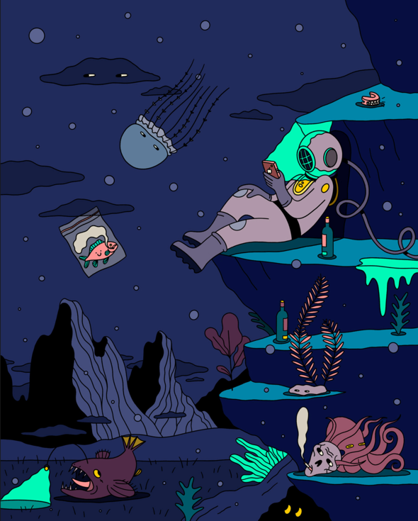 Découvrez le portfolio de Carlo Quaranta, illustrateur italien haut en couleur