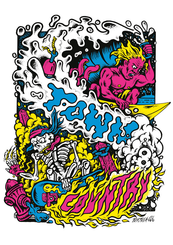 Tortuga (666), entre les pins landais et le lac d’Hossegor, l'esprit Punk sous les Pins