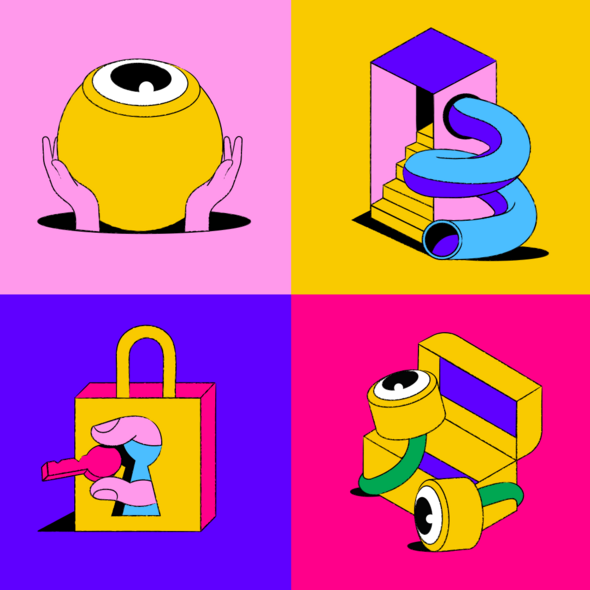 Petra Verkade, dans son atelier d’Utrecht (Pays-Bas), l’artiste explore la couleur comme un terrain de jeu et fait dialoguer illustration, design et impression artisanale.