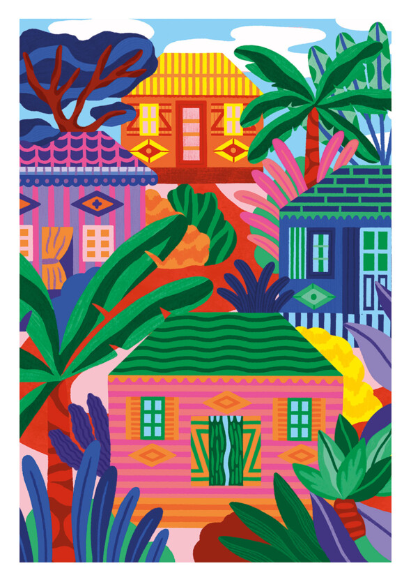 Découvrez l'univers poétique et coloré de l'artiste Piment Martin, qui signe la couverture des éditions de printemps !