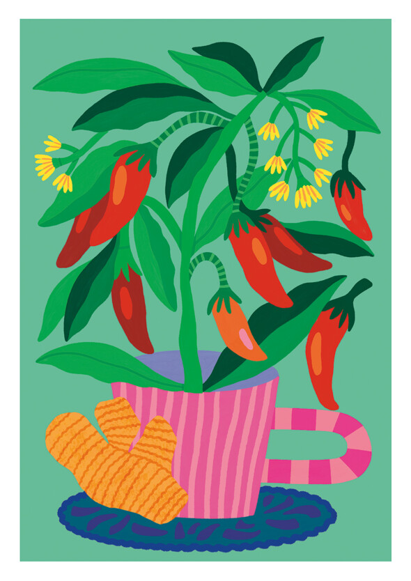Découvrez l'univers poétique et coloré de l'artiste Piment Martin, qui signe la couverture des éditions de printemps !
