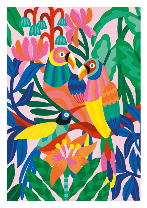 Découvrez l'univers poétique et coloré de l'artiste Piment Martin, qui signe la couverture des éditions de printemps !