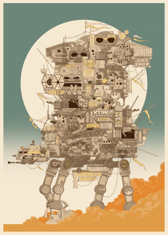 Découvrez le portrait de NASH, un artiste à mi chemin entre Miyazaki et l'industrialisation