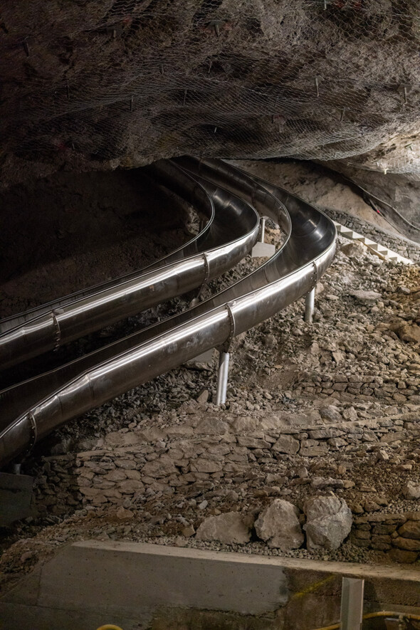 Les Mines de Sel de Bex reouvrent leurs galeries avec son train des mineurs, son toboggan souterrain et autres suprises