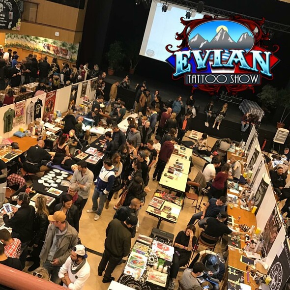 Evian tattoo show