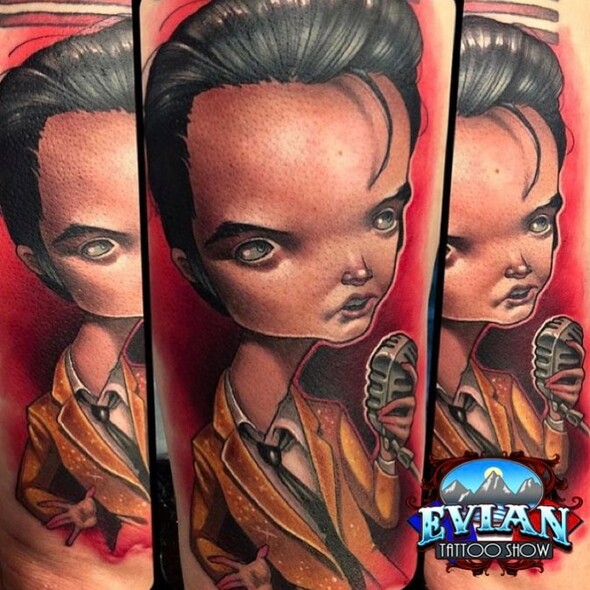 Evian tattoo show