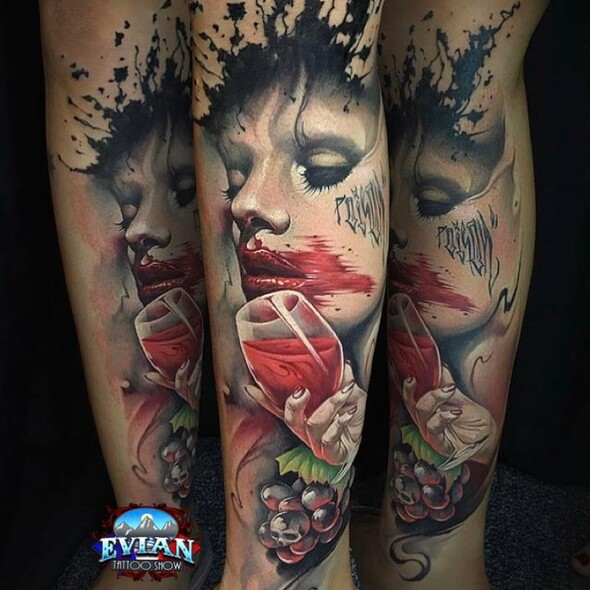 Evian tattoo show