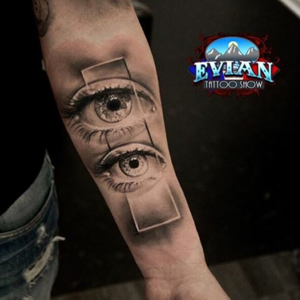 Evian tattoo show