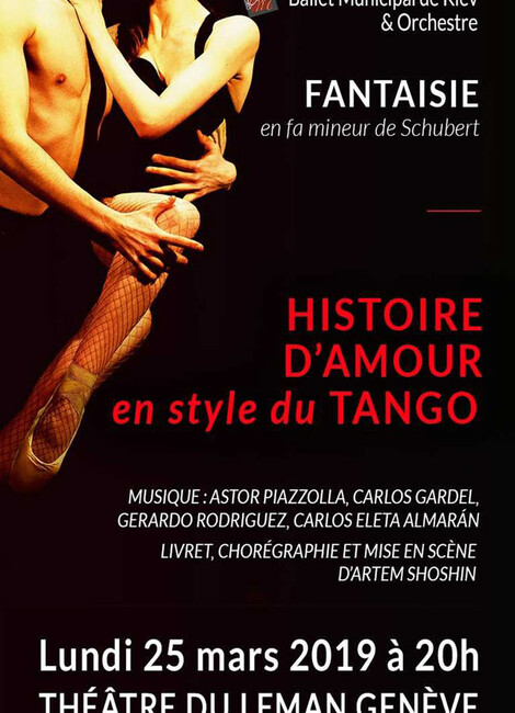 HISTOIRE DAMOUR EN STYLE DU TANGO