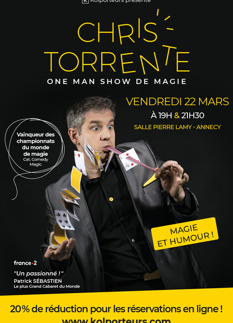 One man show de magie - Chris Torrente