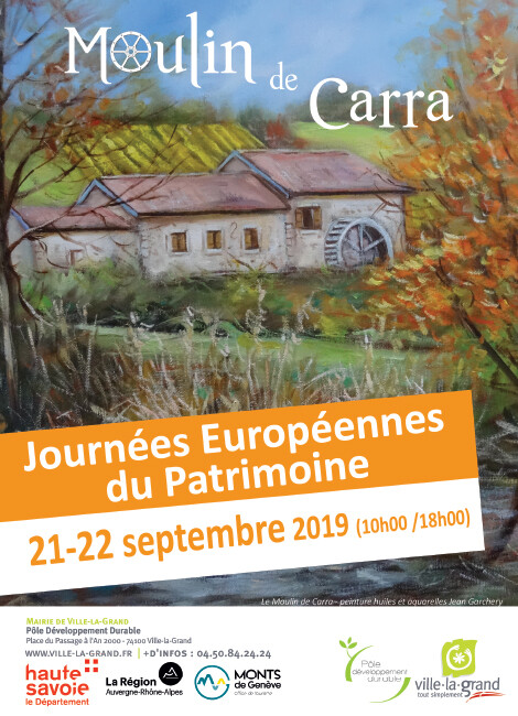 JOURNEES EUROPEENNES DU PATRIMOINE - MOULIN DE CARRA