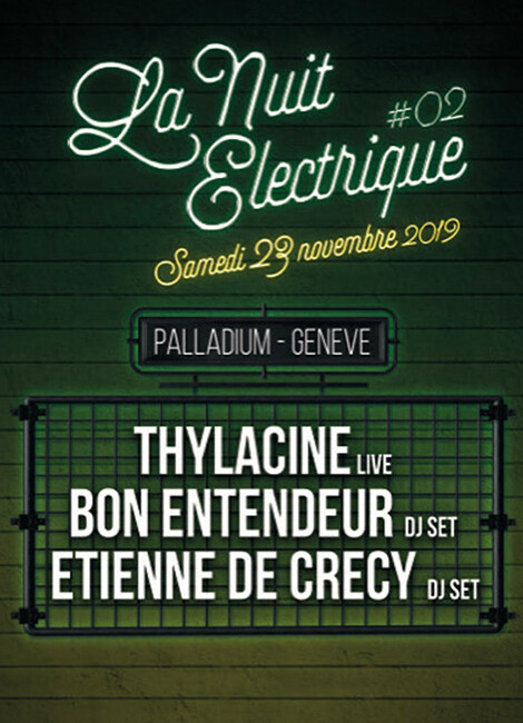Thylacine + Bon Entendeur + Etienne de Crécy