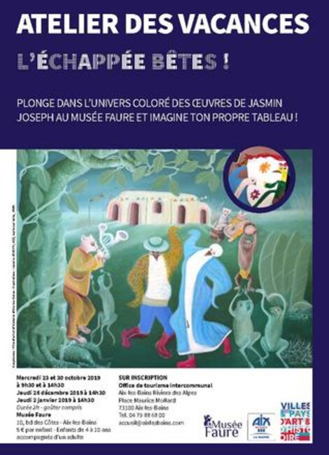 ATELIER DES VACANCES "L'ÉCHAPPÉE BÊTES : LES ANIMAUX SORTENT DU CADRE"