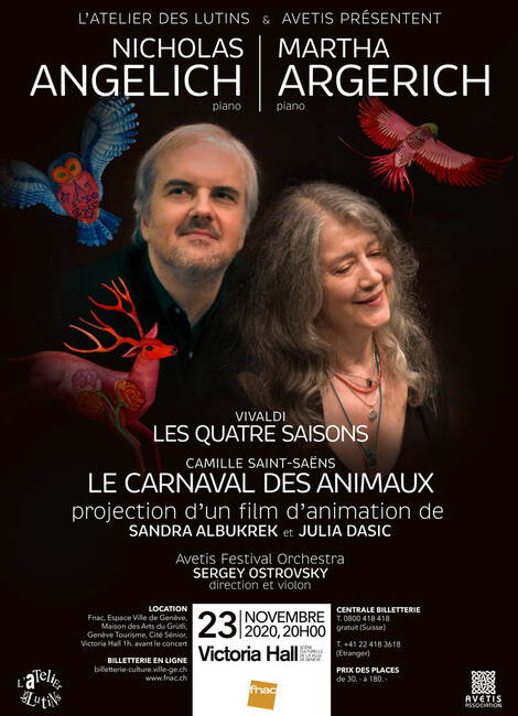 Martha Argerich et Nicholas Angelich Avetis Festival Orchestra