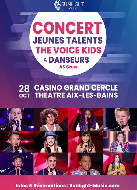 CONCERT JEUNES TALENTS THE VOICE KIDS & DANSEURS