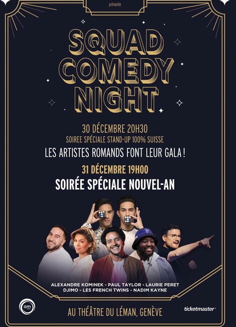 SOIREE SPÉCIALE STAND-UP 100% SUISSE : LES ARTISTES ROMANDS FONT LEUR GALA!