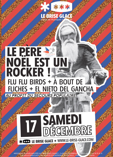Le Père Noël est un rocker !
