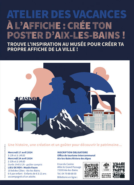 Atelier des vacances - À l' affiche : crée ton poster d'Aix-les-Bains