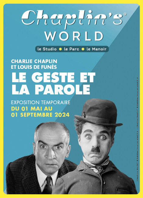 Charlie Chaplin et Louis de Funès, le geste et la parole