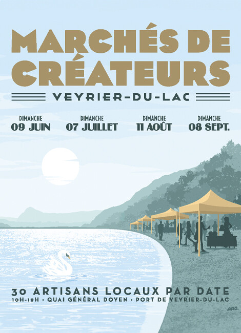 Marchés de créateurs sur le Port de Veyrier-du-Lac