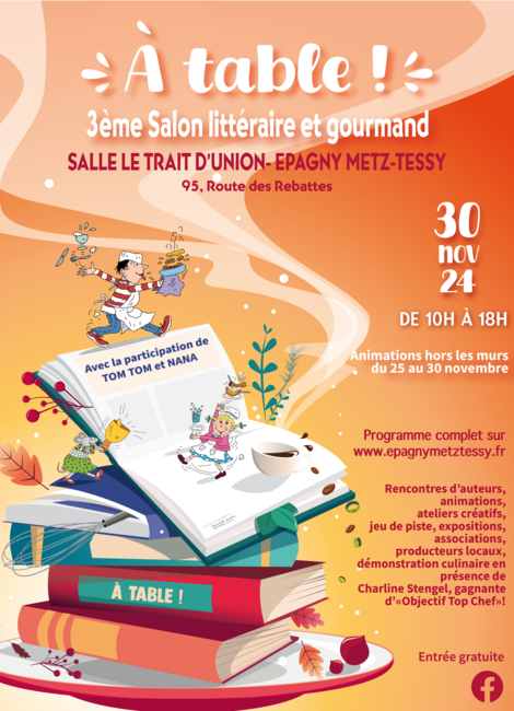 « À Table ! » Salon littéraire et gourmand