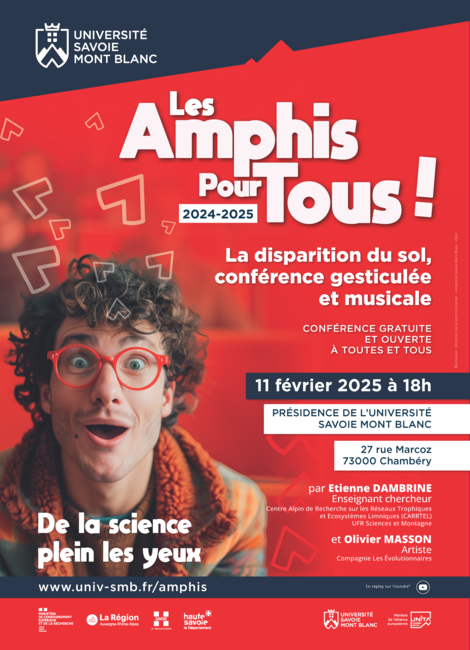 Amphis Pour Tous - La disparition du sol, conférence gesticulée et musicale