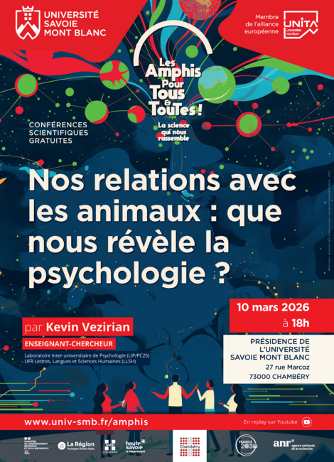 Amphis Pour Tous et Toutes - Nos relations avec les animaux : que nous révèle la psychologie ?