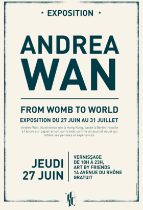Vernissage FROM WOMB TO WORLD - Andrea Wan