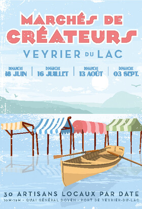 Marchés de créateurs à Veyrier-du-Lac