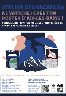 Atelier des vacances - À l' affiche : crée ton poster d'Aix-les-Bains