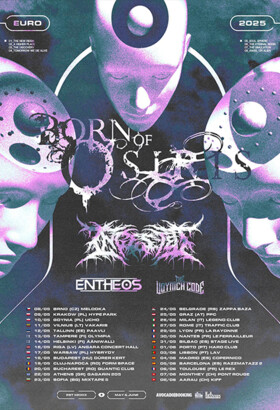 BORN OF OSIRIS + INGESTED + ENTHEOS + THE VOYNICH CODE