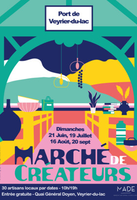 Marché de créateurs sur le Port de Veyrier-du-Lac - 21 juin