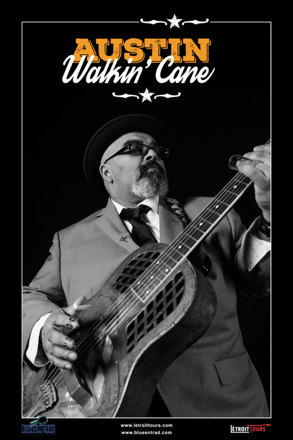 Austin Walkin’ Cane Trio Musique Jazz 1 avril 2020 à ANNECY