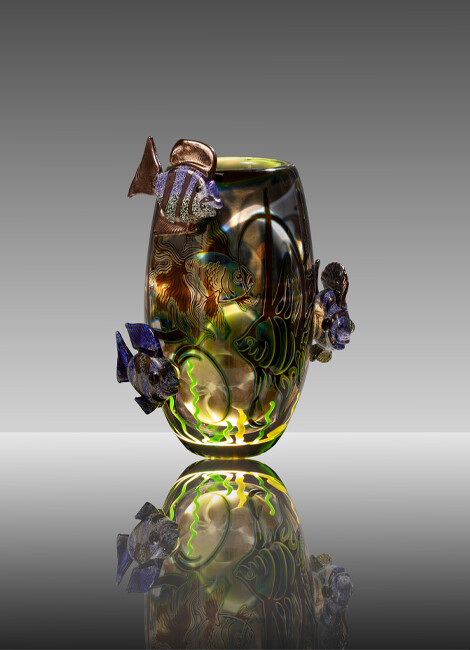 Exposition " Graal", Verre contemporain. Collection Denise et Marcel Heider