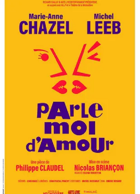 PARLE MOI D'AMOUR - Philippe CLAUDEL et Nicolas BRIANÇON