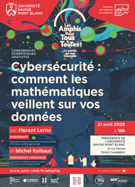 Amphis Pour Tous et Toutes – Cybersécurité : comment les mathématiques veillent sur vos données