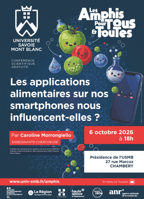 Amphis Pour Tous et Toutes - Les applications alimentaires pour smartphones nous influencent-elles ?