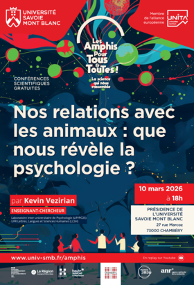 Amphis Pour Tous et Toutes - Nos relations avec les animaux : que nous révèle la psychologie ?